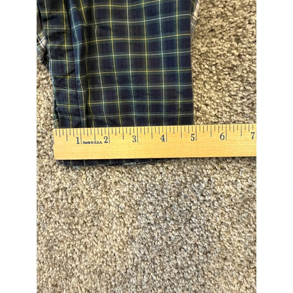Ralph Lauren Romper Boys 9M Multi Plaid Patchwork Long Sleeve Button Down Pony